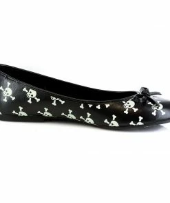 Ellie Shoes Glow In The Dark Skull Ballet Flat. Women