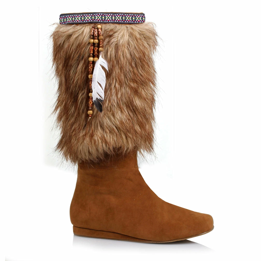 Ellie Shoes Faux Suede Boot With Faux Fur Cuff 3 Ellie Shoes Faux Suede Boot With Faux Fur Cuff