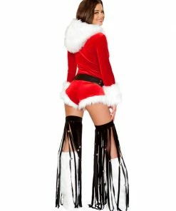 JValentine Jingle Bell Black Fringe Leggings ACCESORIES
