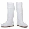 Ellie Shoes White Flat Knee High Boot 2 Ellie Shoes White Flat Knee High Boot