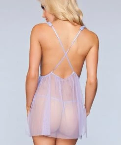Be Wicked LINGERIE Sweet Dreams Babydoll Lavender