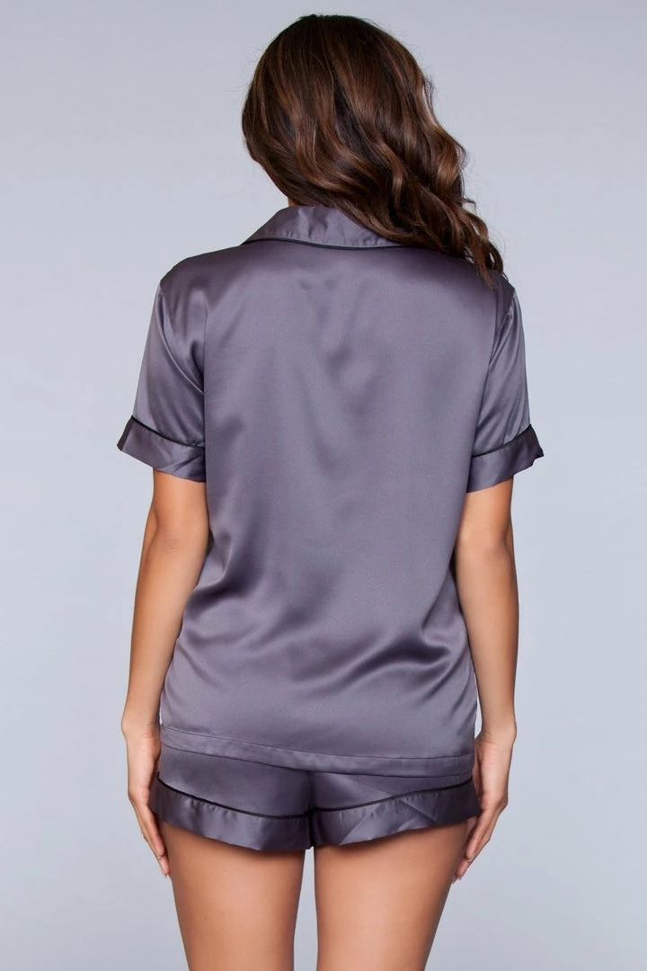 Be Wicked SLEEPWEAR Janelle Sleep Set Gray 4 Be Wicked SLEEPWEAR Janelle Sleep Set Gray