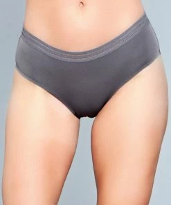 Be Wicked LINGERIE Roxy Panty Grey