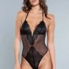 Be Wicked LINGERIE Scarlett Teddy Black