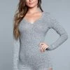 Be Wicked Nala Romper Grey