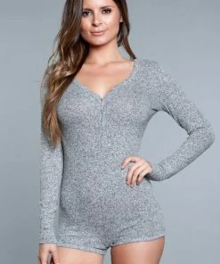 Be Wicked Nala Romper Grey
