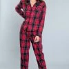 Be Wicked Saige PJ Set Red SLEEPWEAR