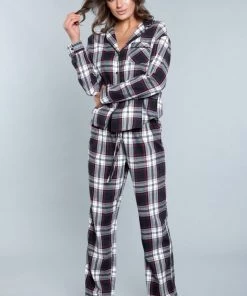 Be Wicked Saige PJ Set White