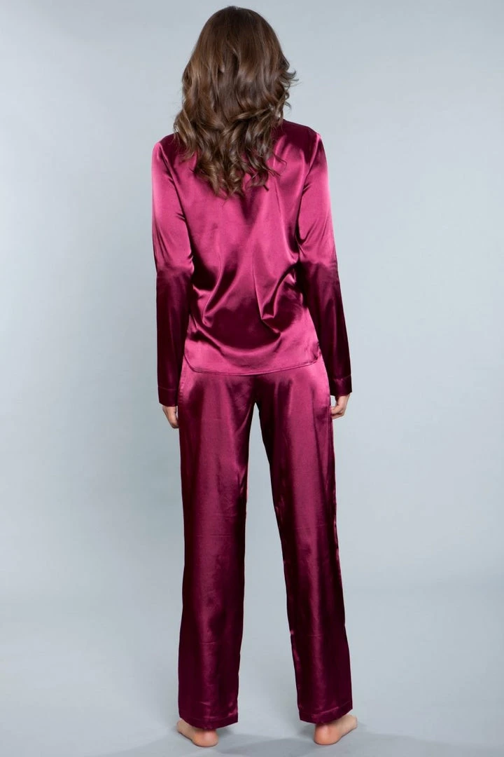 Be Wicked Tessa Satin Set White SLEEPWEAR 4 Be Wicked Tessa Satin Set White SLEEPWEAR