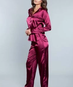 Be Wicked Tessa Satin Set White SLEEPWEAR 7 Be Wicked Tessa Satin Set White SLEEPWEAR