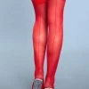 Be Wicked Hosiery Favorite Day Thigh Highs Red
