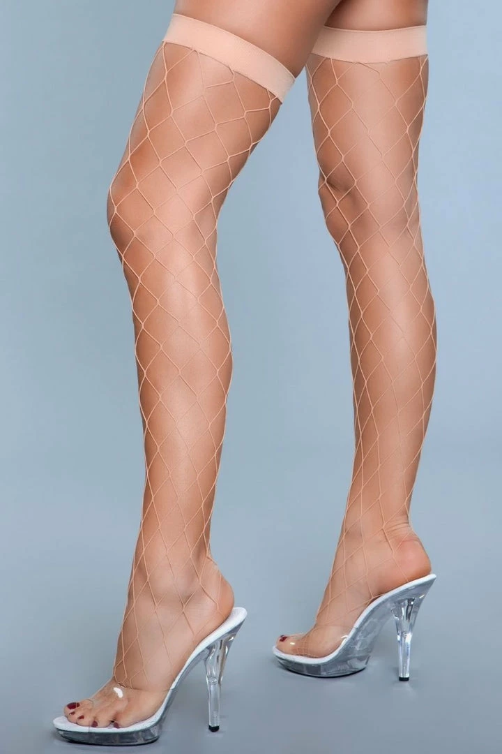 Be Wicked Caught In My Trap Thigh Highs Nude Hosiery 3 Be Wicked Caught In My Trap Thigh Highs Nude Hosiery