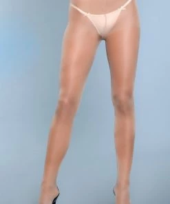 Be Wicked Ring My Line Pantyhose Nude Hosiery
