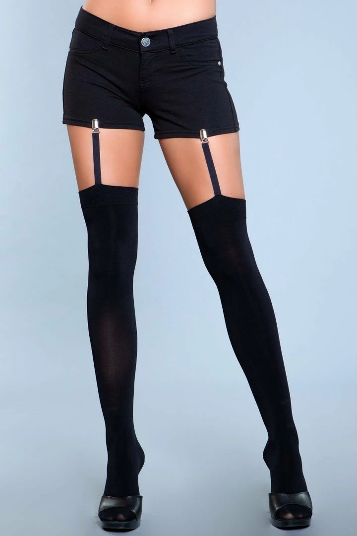Be Wicked Hosiery Hanging On Clip Garter Thigh Highs 3 Be Wicked Hosiery Hanging On Clip Garter Thigh Highs