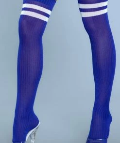 Be Wicked Going Pro Thigh Highs Blue