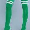 Be Wicked Going Pro Thigh Highs Green