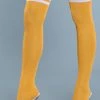 Be Wicked Hosiery Going Pro Thigh Highs Yellow 1 Be Wicked Hosiery Going Pro Thigh Highs Yellow