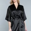 Be Wicked Home Alone Robe Black LINGERIE