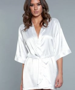 Be Wicked Home Alone Robe White