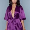 Be Wicked Getting Ready Robe Burgundy 1 Be Wicked Getting Ready Robe Burgundy