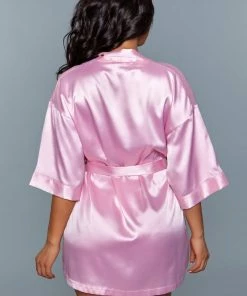 Be Wicked Getting Ready Robe Rose LINGERIE