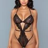 Be Wicked Jacklyn Lace Teddy Black 2 Be Wicked Jacklyn Lace Teddy Black