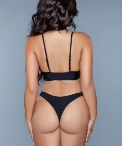 Be Wicked Gianna 2 Piece Swimsuit Black SWIMWEAR