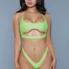 Be Wicked SWIMWEAR Gianna 2 Piece Swimsuit Neon Yellow
