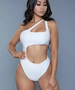 Be Wicked Quinn One Piece Swimsuit White