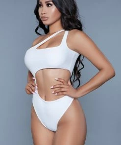Be Wicked Quinn One Piece Swimsuit White