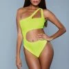 Be Wicked Quinn One Piece Swimsuit Yellow SWIMWEAR