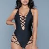 Be Wicked SWIMWEAR Amaya One Piece Swimsuit Black