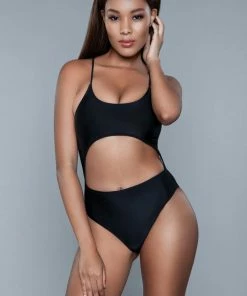Be Wicked Alina One Piece Swimsuit Black