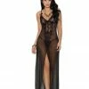 Elegant Moments Black Gown SLEEPWEAR