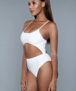Be Wicked Alina One Piece Swimsuit White