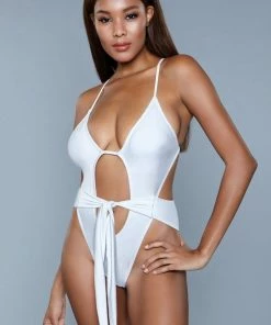 Be Wicked Trinity One Piece Swimsuit White