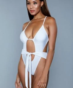 Be Wicked Trinity One Piece Swimsuit White