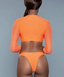 Be Wicked Cardi 2 Piece Swimsuit Orange