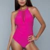 Be Wicked Briella One Piece Swimsuit Fuchsia SWIMWEAR