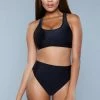 Be Wicked SWIMWEAR Vera 2 Piece Bikini Set Black