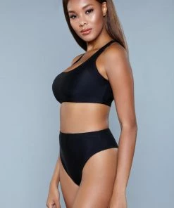 Be Wicked SWIMWEAR Vera 2 Piece Bikini Set Black