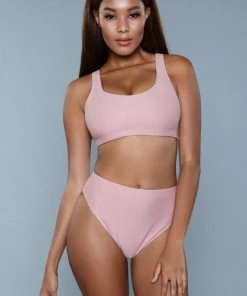 Be Wicked Vera 2 Piece Bikini Set Pink SWIMWEAR