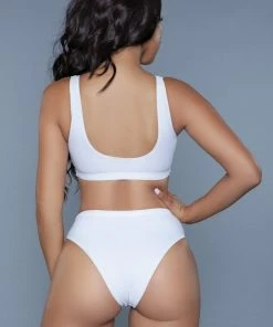 Be Wicked Vera 2 Piece Bikini Set White SWIMWEAR