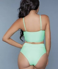 Be Wicked Chanity Swimsuit Neon Green