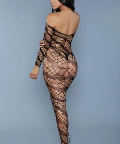 Be Wicked Web Of Love Bodystocking LINGERIE