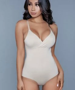 Be Wicked What Waist Shapewear Bodysuit Nude