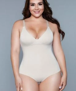 Be Wicked What Waist Shapewear Bodysuit Nude