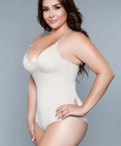 Be Wicked What Waist Shapewear Bodysuit Nude