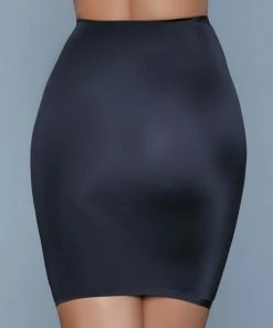 Be Wicked Slimin' Shapewear Slip Skirt Black LINGERIE