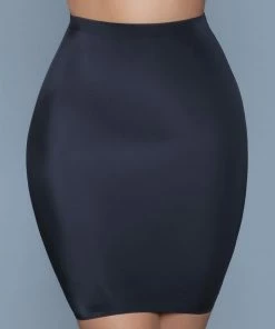 Be Wicked Slimin' Shapewear Slip Skirt Black LINGERIE